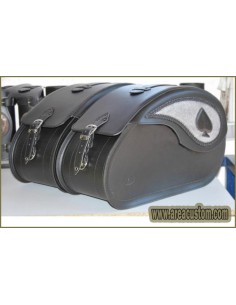 ALFORJAS PIEL NAPOLEÓN BASICA RIGIDAS ACE OF SPADES