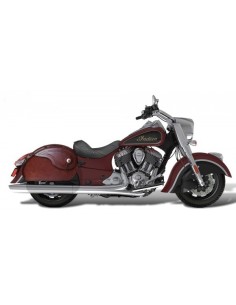 ALFORJAS PIEL NAPOLEÓN BASICA RIGIDAS BROWN