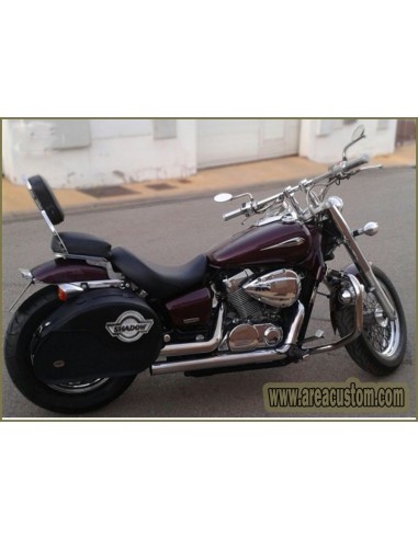 ALFORJAS PIEL NAPOLEÓN BASICA RIGIDAS HONDA VT750 C2