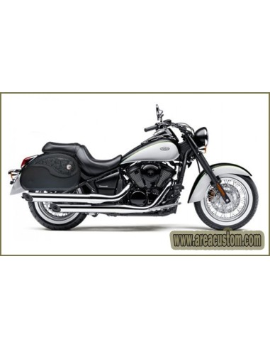 ALFORJAS PIEL NAPOLEÓN BASICA RIGIDAS GOTICAS KAWASAKI VN 900 ALFORJAS PIEL NAPOLEÓN BASICA RIGIDAS GOTICAS KAWASAKI VN 900