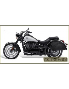 ALFORJAS PIEL NAPOLEÓN BASICA RIGIDAS KAWASAKI VN 900