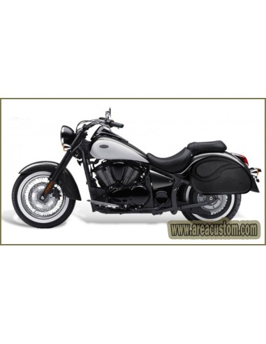 ALFORJAS PIEL NAPOLEÓN BASICA RIGIDAS KAWASAKI VN 900 ALFORJAS PIEL NAPOLEÓN BASICA RIGIDAS KAWASAKI VN 900