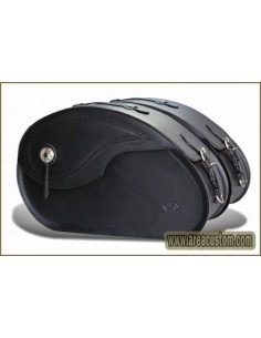ALFORJAS PIEL NAPOLEÓN BASICA RIGIDAS KAWASAKI VN 900
