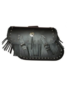 ALFORJAS PIEL TORELO CLÁSICA FLECOS UNIVERSAL