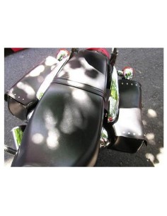 ALFORJAS PIEL TORELO CLÁSICA FLECOS