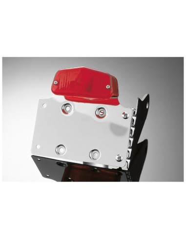SOPORTE MATRICULA LATERAL LUCAS CON LUZ FRENO SOPORTE MATRICULA LATERAL LUCAS CON LUZ FRENO