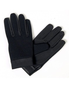 GUANTES LISOS NEGROS MECHANIC HOT LEATHERS