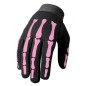 GUANTES PINK SKELETON CHICAS MECHANIC HOT LEATHERS