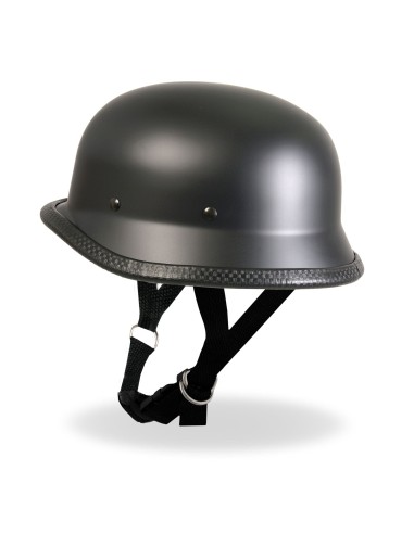 CASCO MOTO BIKER ALEMAN NEGRO MATE