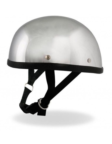 CASCO MOTO EAGLE STYLE CROMADO