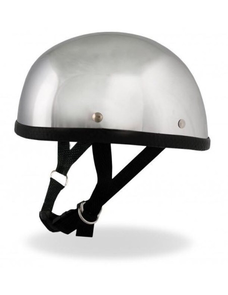 CASCO MOTO EAGLE STYLE CROMADO