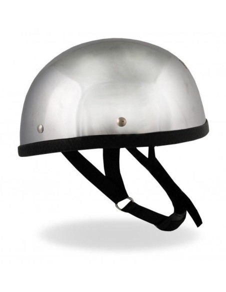 CASCO MOTO EAGLE STYLE CROMADO