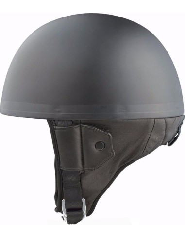 CASCO RETRO CLASICAS NEGRO MATE