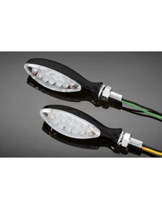 INTERMITENTES LED ALIEN NEGROS HH M8 HOMOLOGADOS