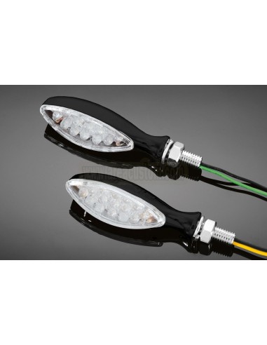 INTERMITENTES LED ALIEN NEGROS HH M8 HOMOLOGADOS