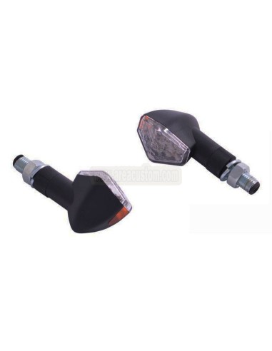 INTERMITENTES LED HEXAGON NEGROS CORTOS HH M10 HOMOLOGADOS INTERMITENTES LED HEXAGON NEGROS CORTOS HH M10 HOMOLOGADOS