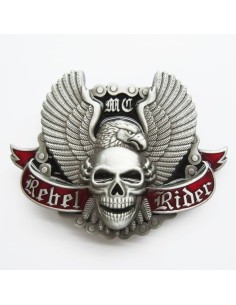 HEBILLA MC REBEL RIDER RED