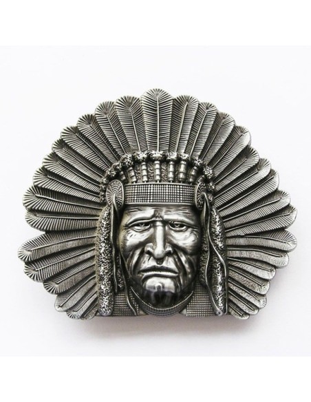 HEBILLA JEFE INDIO