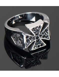 ANILLO MUJER ACERO QUIRURGICO IRON CROSS 