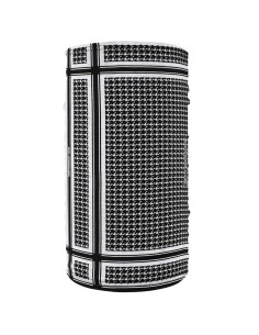 BRAGA CUELLO FORRO POLAR TUBULAR PATA DE GALLO NEGRO Y BLANCO ZH