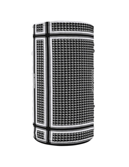 BRAGA CUELLO FORRO POLAR TUBULAR PATA DE GALLO NEGRO Y BLANCO ZH