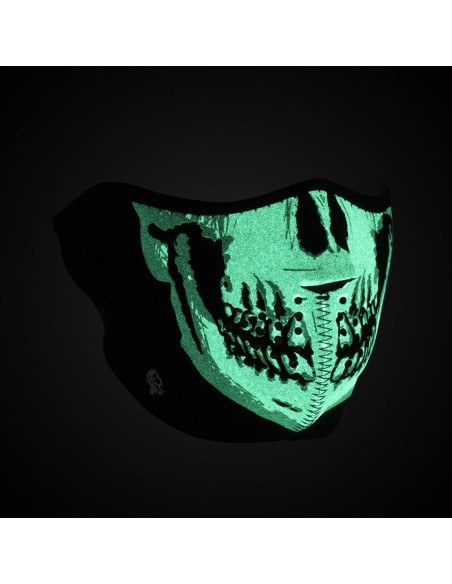 MASCARA NEOPRENO SKULL BRILLA EN LA OSCURIDAD