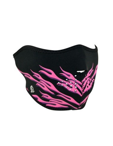MASCARA NEOPRENO LLAMAS ROSAS MASCARA NEOPRENO LLAMAS ROSAS