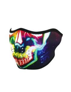 MASCARA NEOPRENO NEON SKULL
