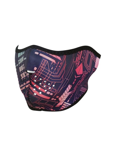 MASCARA NEOPRENO NEON CIRCUITO
