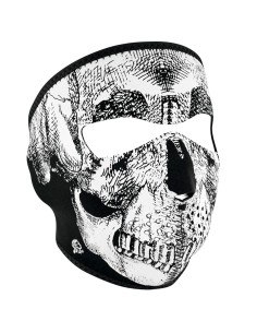 MASCARA CARA NEOPRENO SKULL ZH BRILLA EN LA OSCURIDAD
