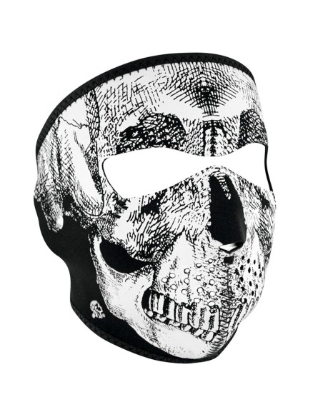 MASCARA CARA NEOPRENO SKULL ZH EXTRAGRANDE