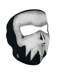 MASCARA CARA NEOPRENO GRAY SKULL ZH BRILLA EN LA OSCURIDAD