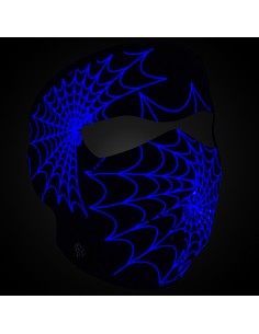 MASCARA CARA NEOPRENO SPIDER ZH BRILLA EN LA OSCURIDAD