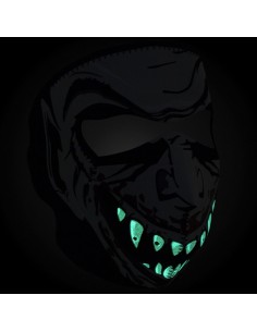 MASCARA CARA NEOPRENO VAMPIRO ZH BRILLA EN LA OSCURIDAD
