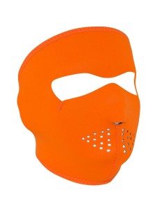 MASCARA CARA NEOPRENO NARANJA FLUOR ZH