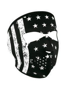 MASCARA CARA NEOPRENO BANDERA MONOCROMO ZH