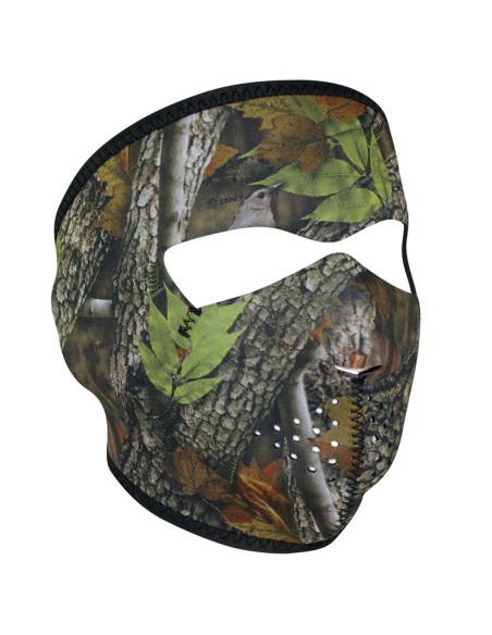 MASCARA CARA NEOPRENO CAMUFLAJE FORESTAL ZH
