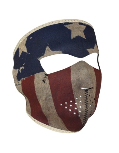 MASCARA CARA NEOPRENO BANDERA USA ZH MASCARA CARA NEOPRENO BANDERA USA ZH