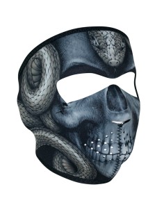 MASCARA CARA NEOPRENO SNAKE SKULL ZH