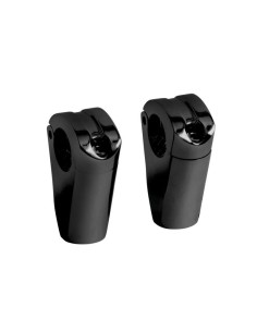 TORRETAS ELEVADORES PARA MANILLAR 32 CM  6,5 CM SPARTICAN RISERS BLACK