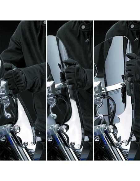 PARABRISAS YAMAHA XVS650 DRAG STAR CLASSIC - 2-UP NC DESMONTABLE RAPIDO