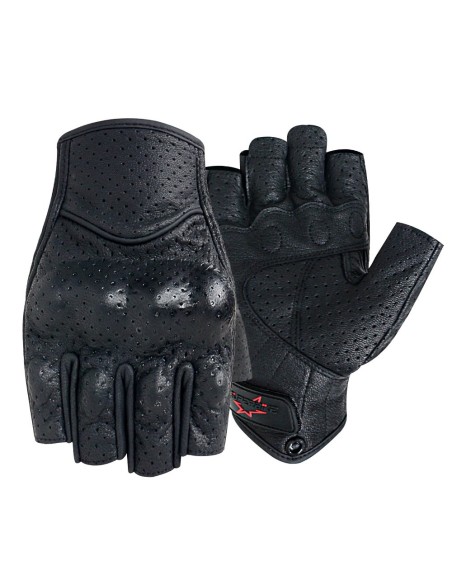 GUANTES CORTOS PIEL ICON REFORZADOS PIEL SUAVE