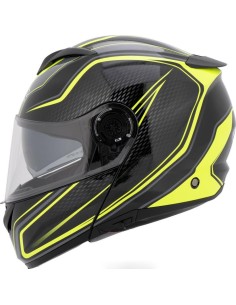 CASCO MODULAR K14 MTR NEGRO - AMARILLO FLUOR