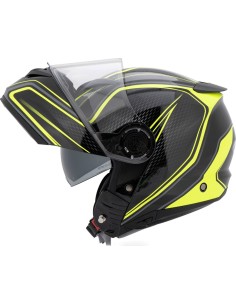 CASCO MODULAR K14 MTR NEGRO - AMARILLO FLUOR