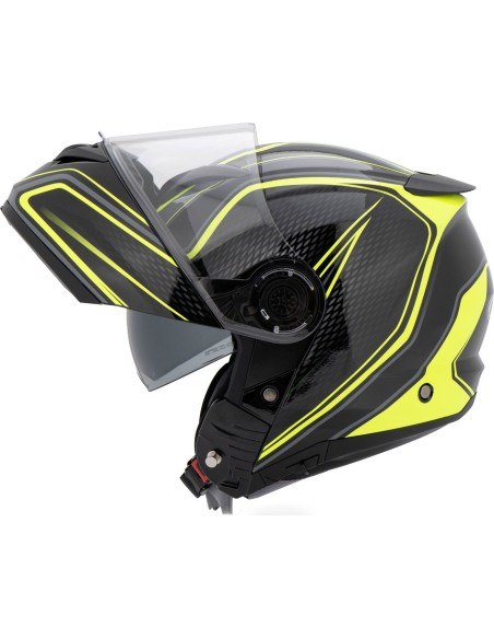 CASCO MODULAR K14 MTR NEGRO - AMARILLO FLUOR