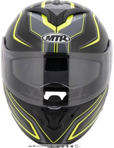 CASCO MODULAR K14 MTR NEGRO - AMARILLO FLUOR