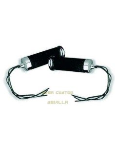 PUÑOS DE ESPUMA CON FLECOS 22 MM ( 1 PAR)