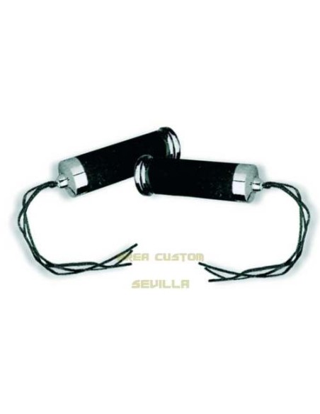 PUÑOS DE ESPUMA CON FLECOS 22 MM ( 1 PAR)