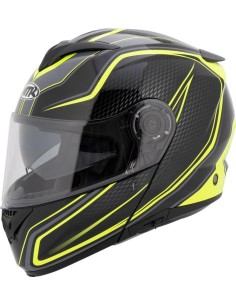 CASCO MODULAR K14 MTR NEGRO - AMARILLO FLUOR