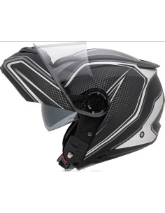 CASCO MODULAR K14 MTR NEGRO - PLATA